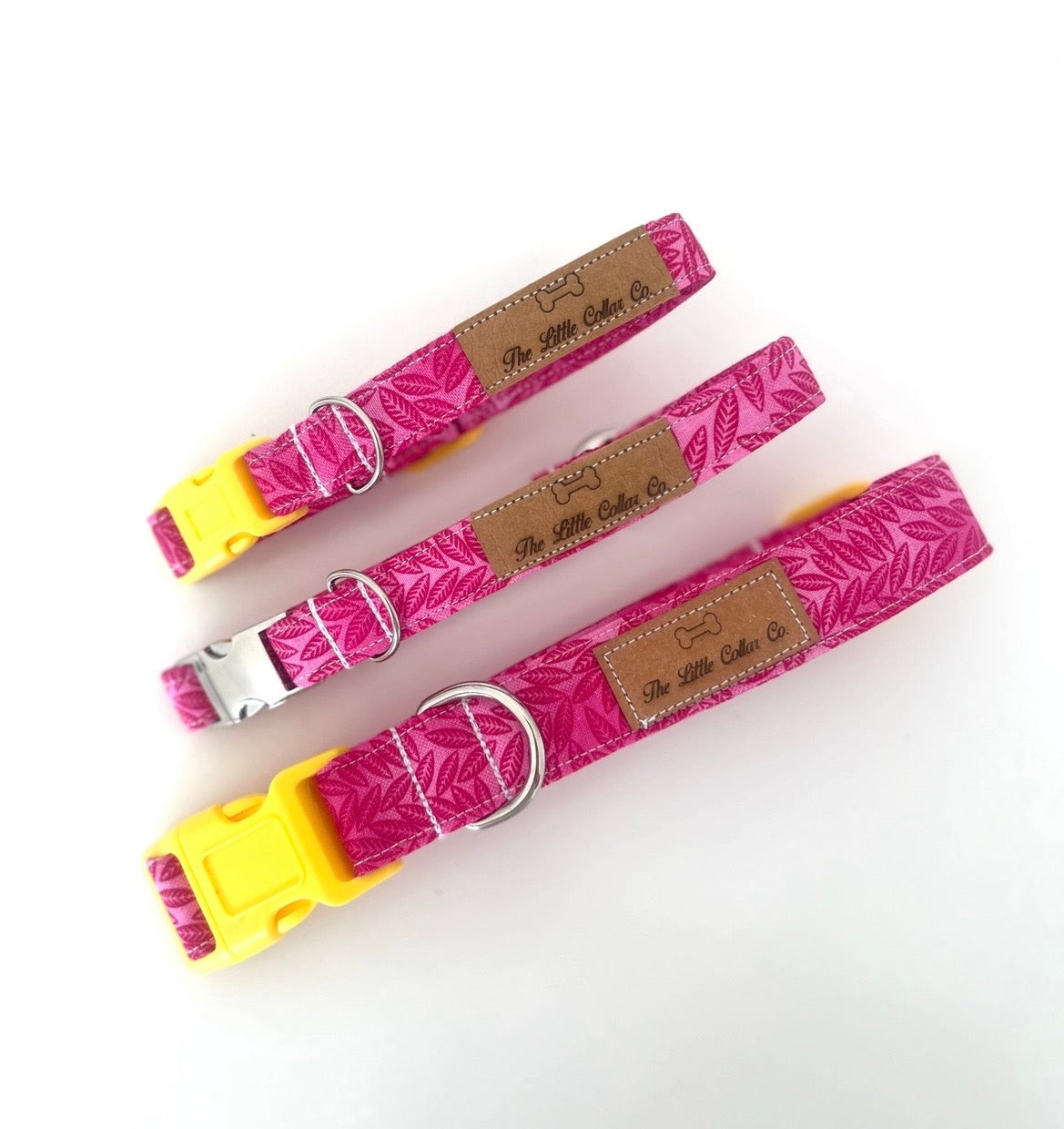 Pink Leaves Collar